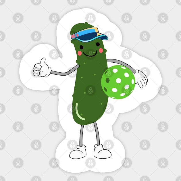 Funny Pickleball Sticker by TrailDesigned